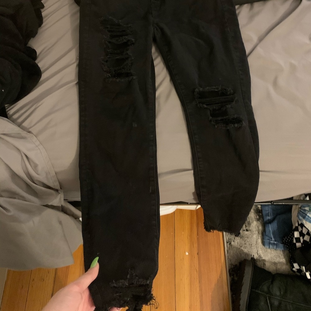 Black Blaze american eagle hi-rise jeggings